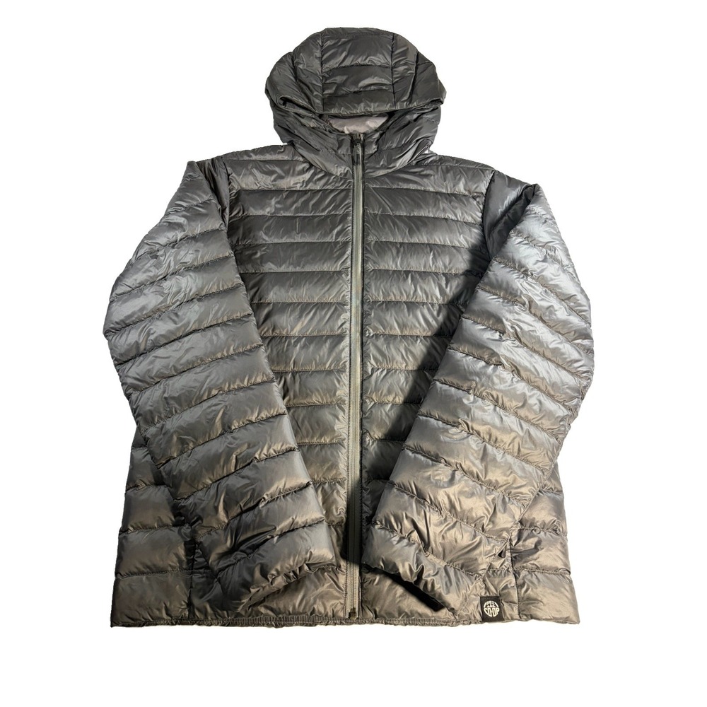 Rei Co-op Puffer Down Jacket Grey Women's Size Medium